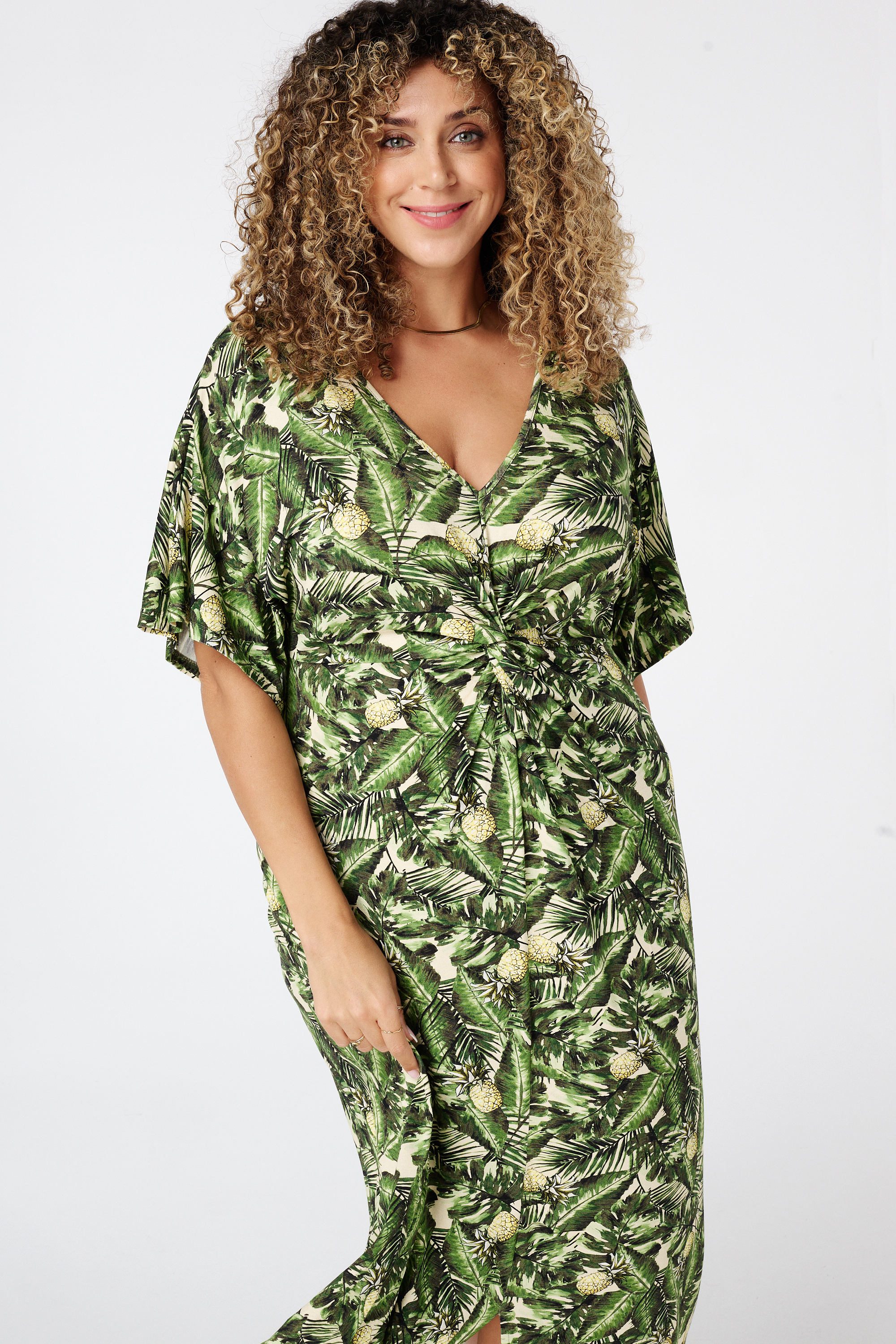 Jurk met print Multi Green