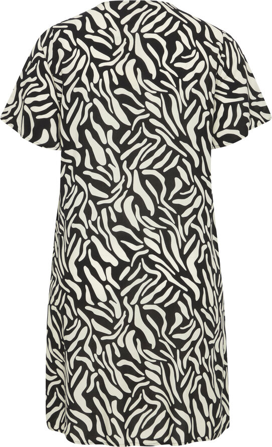 Simple Wish SWRELAX DR 2 Black aop abstract animal