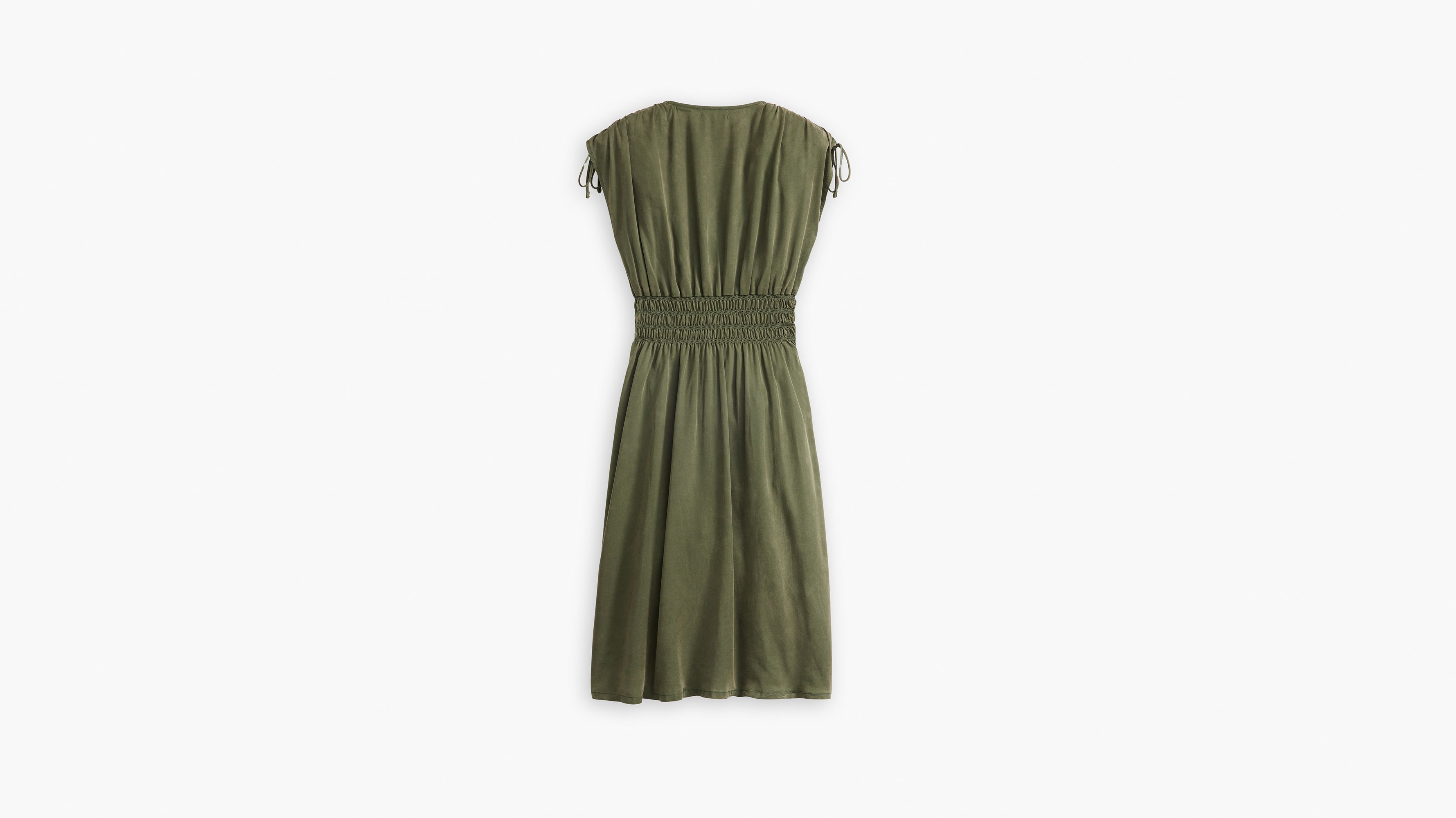 Robe mi-longue Betty - Deep Depths - Vert