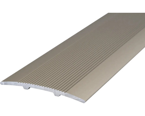 SKANDOR overgangsprofiel, aluminium, RVS-look, matte afwerking, 3,0x33x1000 mm