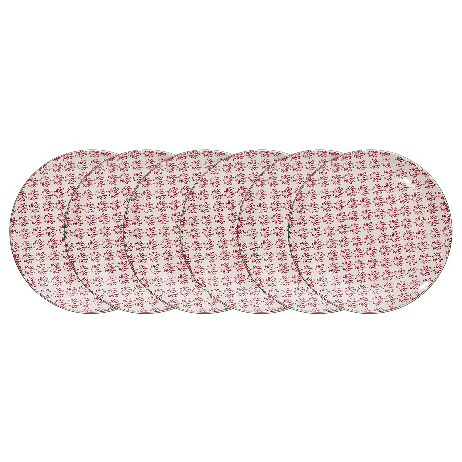 RETRO Frühstücksteller 6er-Set
