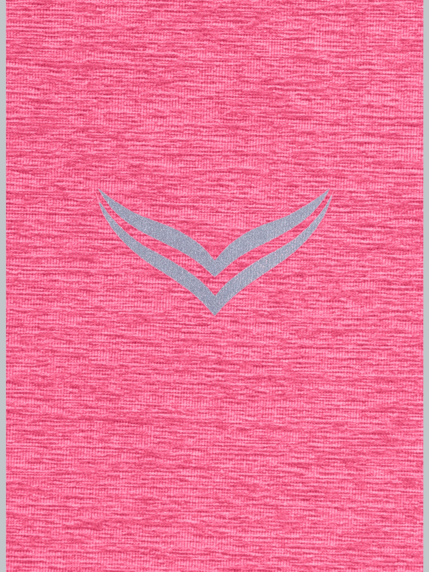 Sportshirt in Melange-Optik Flamingo
