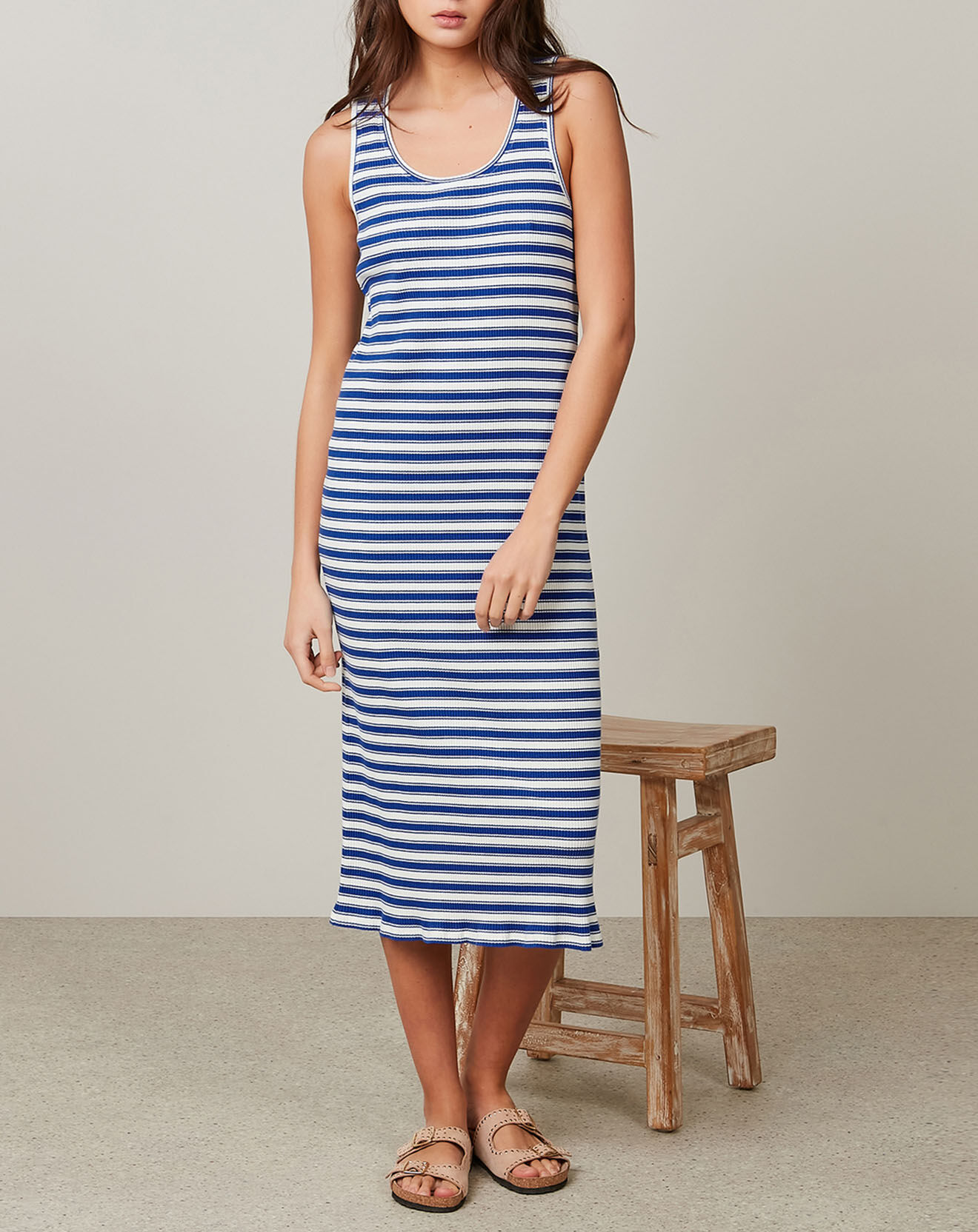 Hartford Robe Tetis rayée mykonos