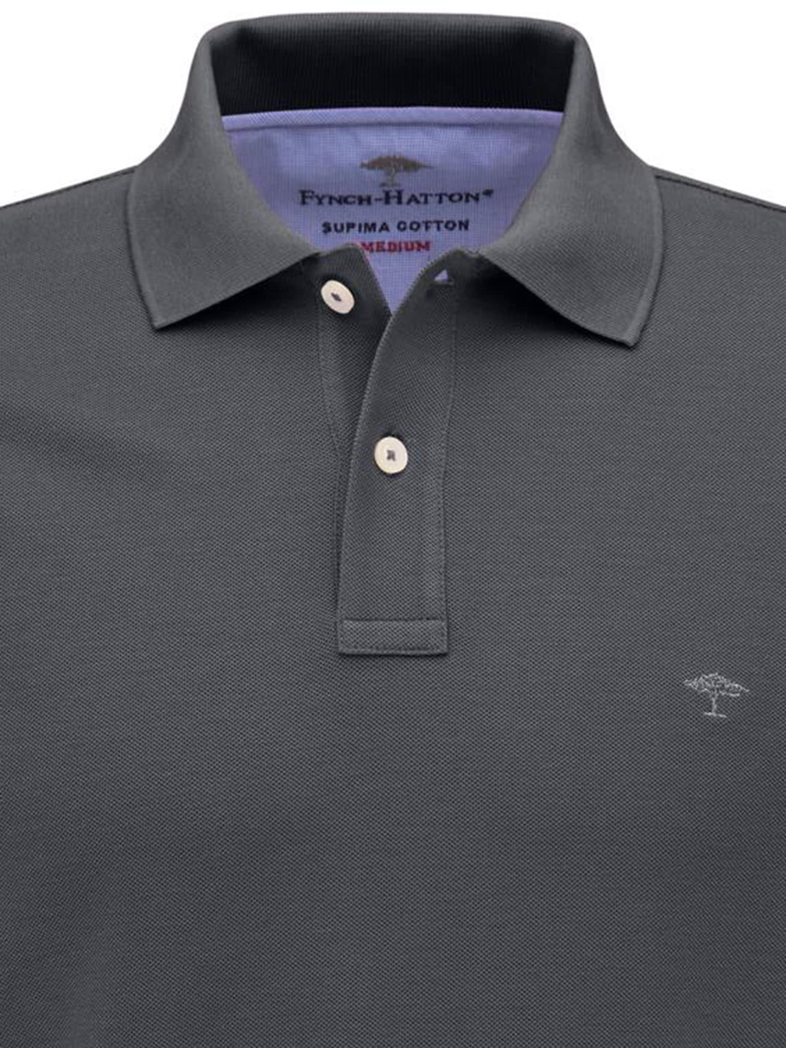 FYNCH-HATTON Poloshirt normale Passform, mit 2-Knopf-Polokragen, aus Baumwolle