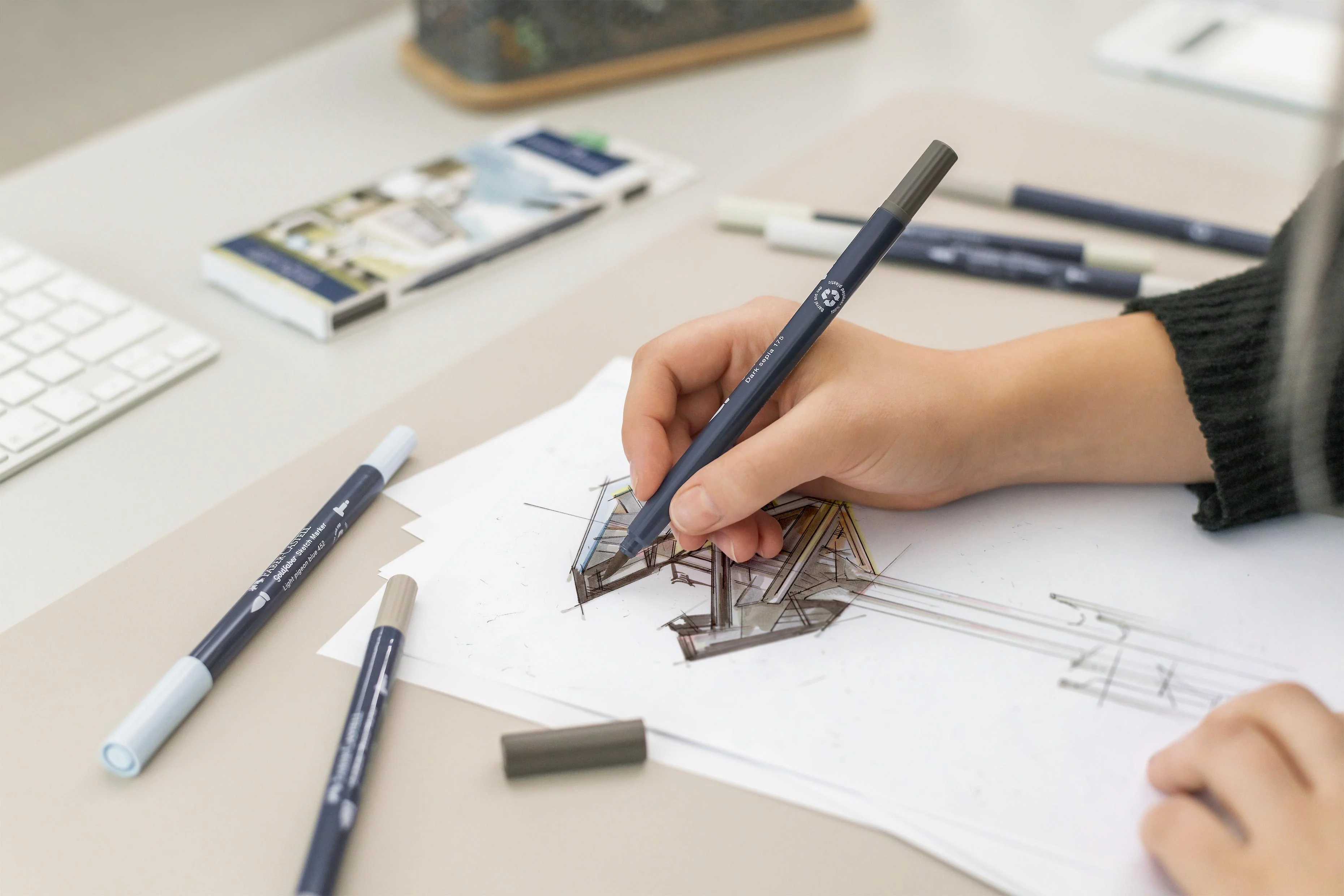 Faber-Castell - Sketch Tuscher Gofa 6ct sæt Architect