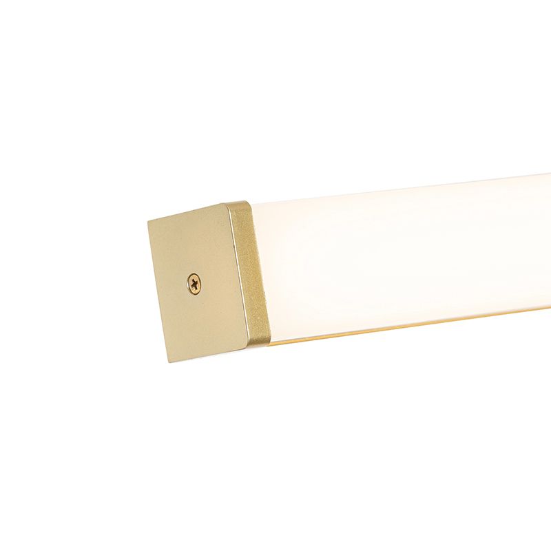 Badkamer wandlamp messing 92 cm incl. LED IP44 - Cascada