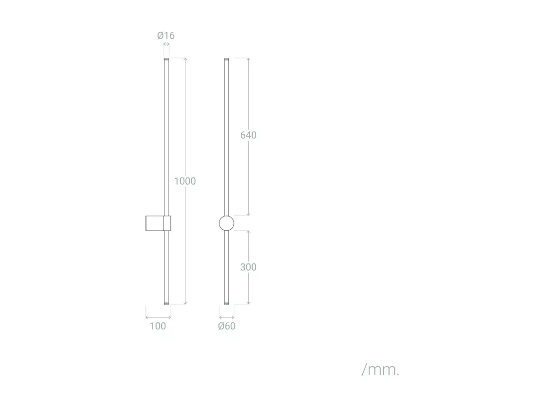 Applique Murale LED 15W Métal Big DeLux Noir