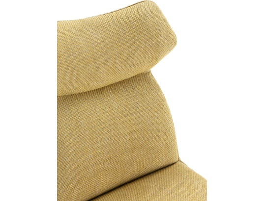 CONCEPT1 - Chaise Lot de 2 C. Dara moutarde