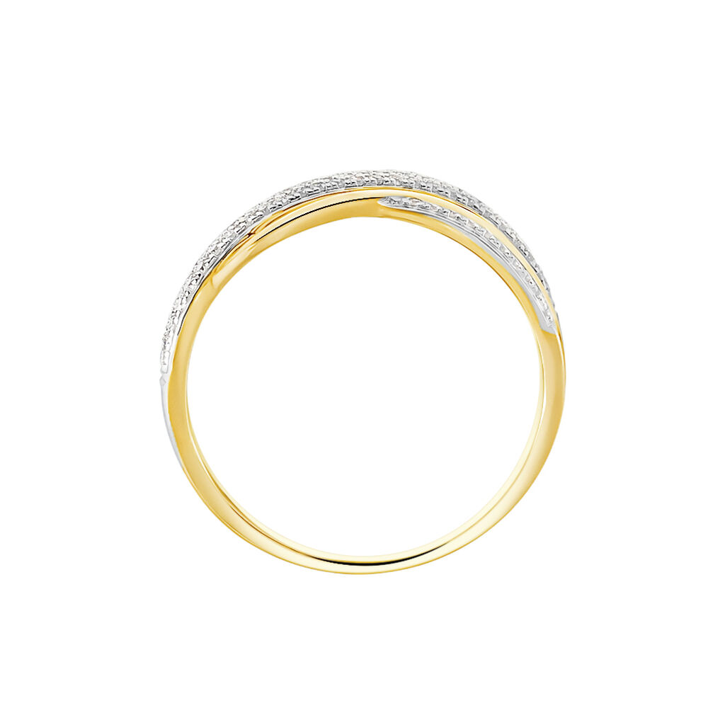 Bague Nila Or Jaune Diamant