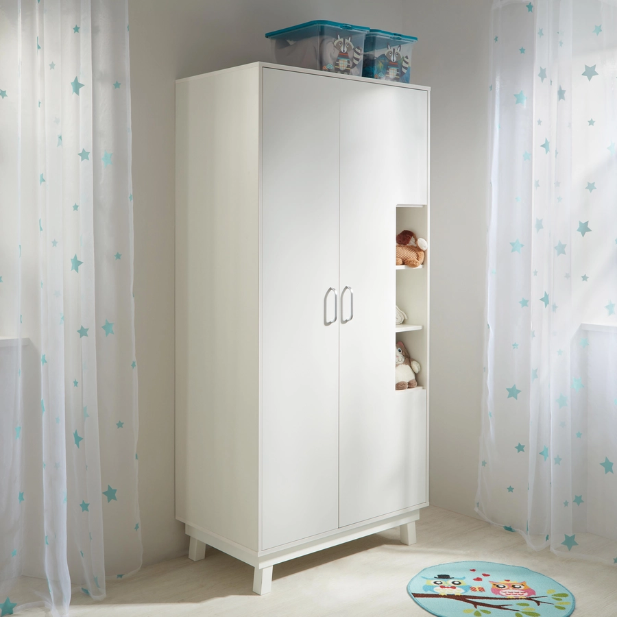 roba Kinderzimmer Nordic weiß 2-türig