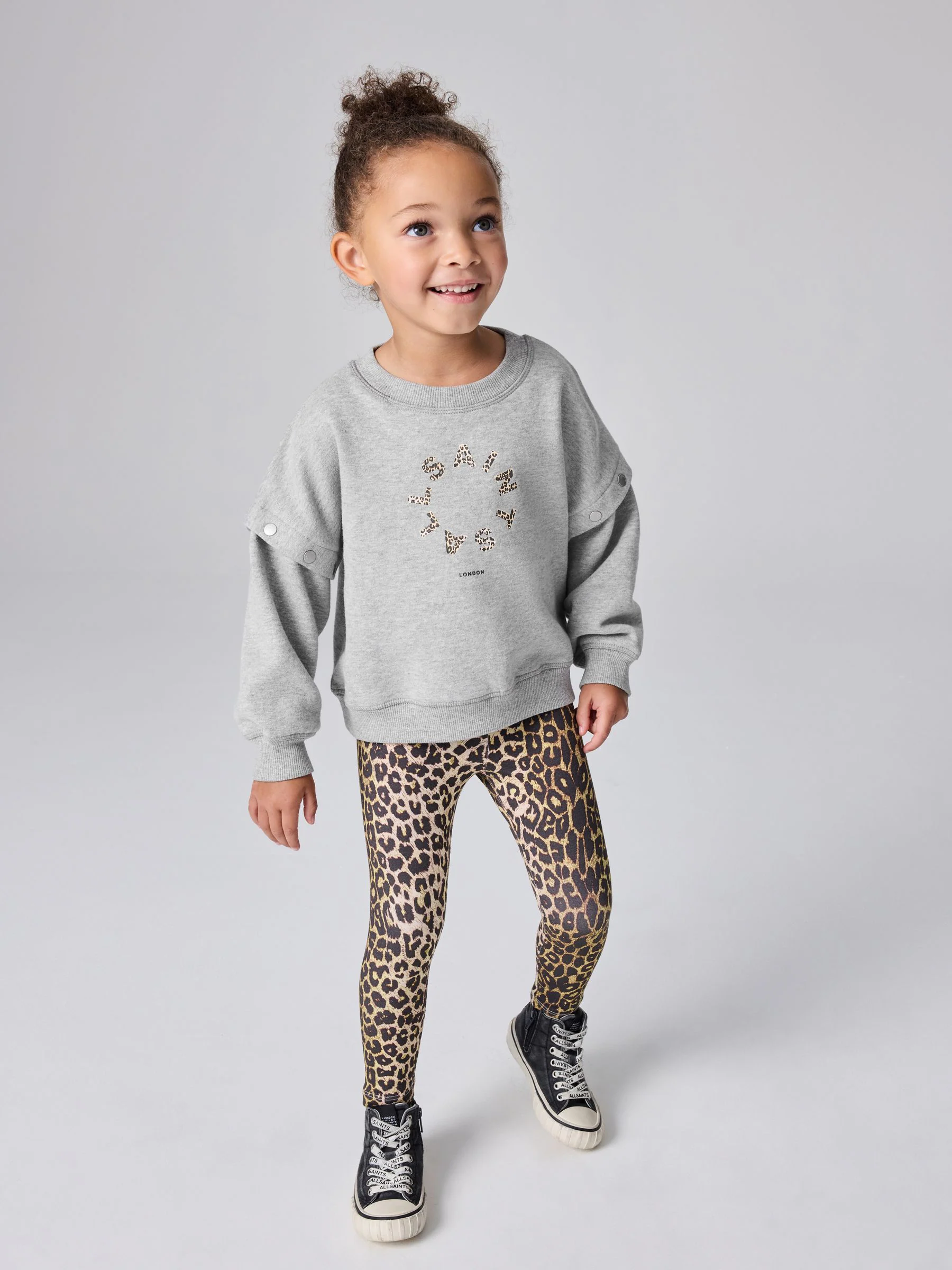 smALLSAINTS Tierra Sweatshirt en Legging Set voor Jongere Meisjes