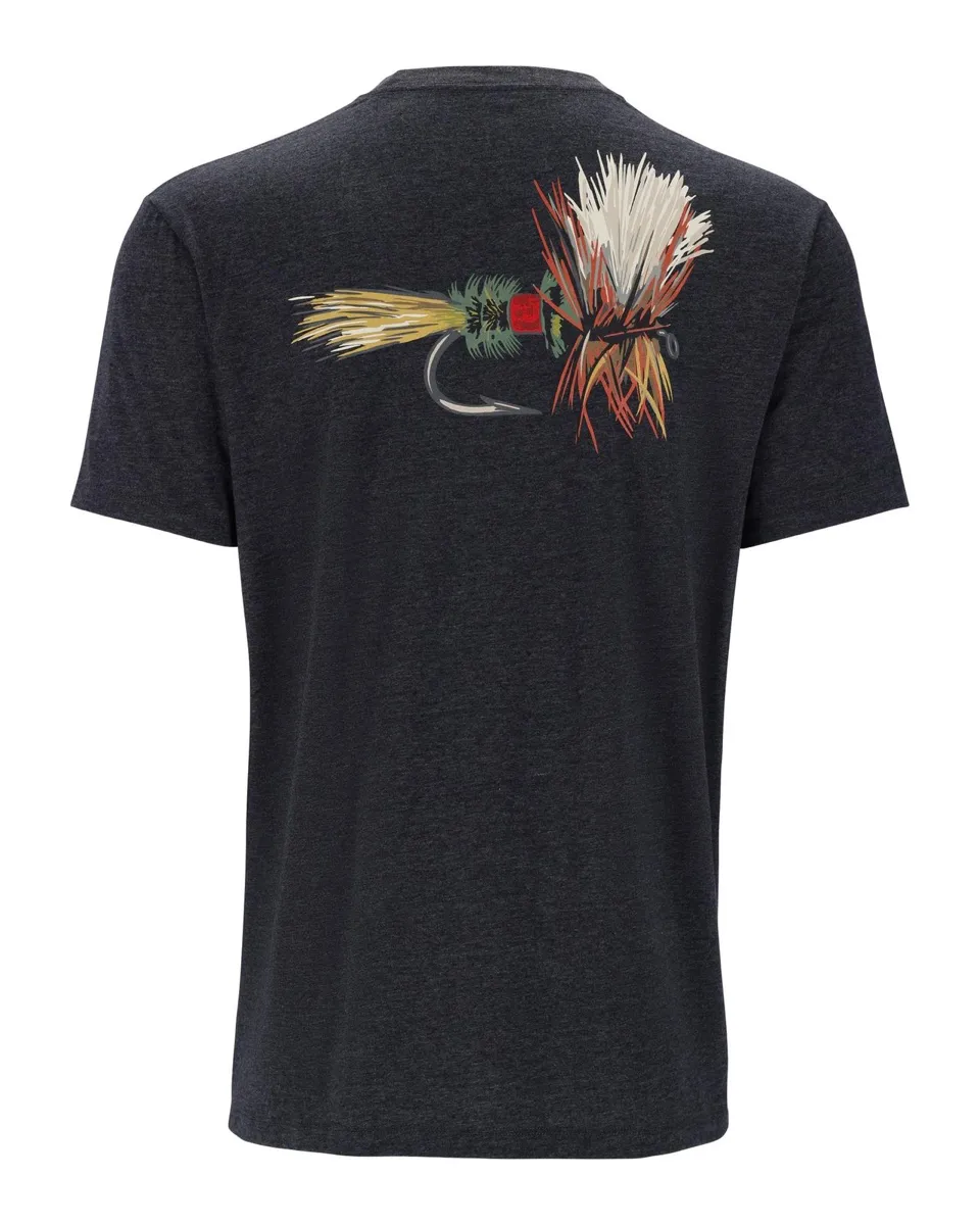 Simms Let It Fly T-Shirt Charcoal Heather