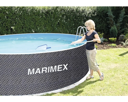 Marimex Orlando bovengronds stalen wandzwembad Ø 366x122 cm zonder accessoires, rotan