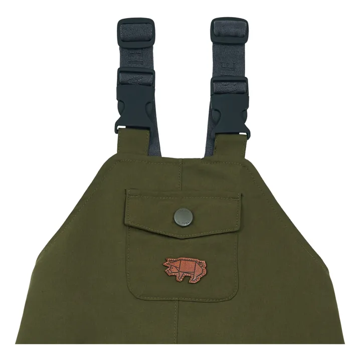 Töastie Salopette Imperméable Recyclée | Vert olive