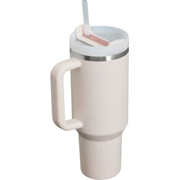 Bouteille isotherme STANLEY THE QUENCHER H2.O FLOWSTATE TUMBLER 1.18L ROSE QUARTZ