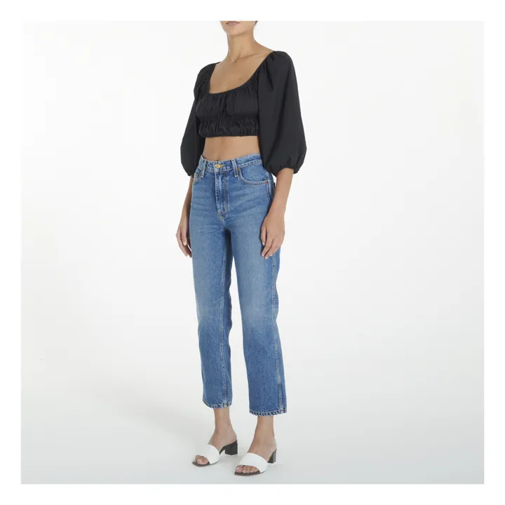 B Sides Jean Taille Haute Louis | Sydney Clean Blue