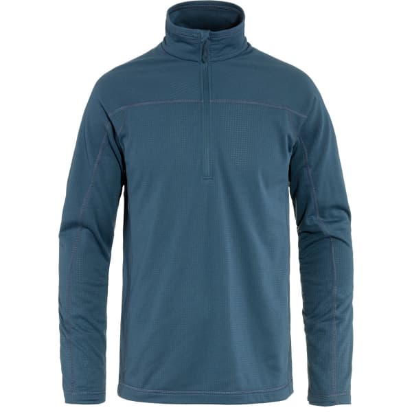 Sweat polaire FJALLRAVEN ABISKO LITE FLEECE HALF ZIP M INDIGO BLUE