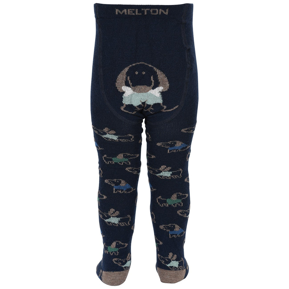 Køb MELTON Peacoat Blue Dog fun tights