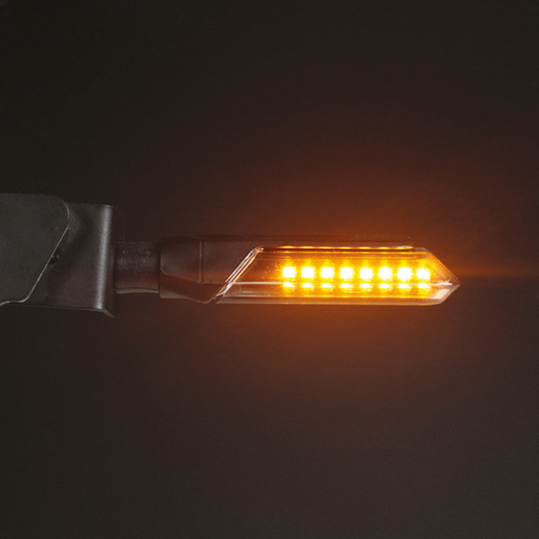 Chaft - Clignotants séquentiels LED 2.0 Newman Noir / Fumé