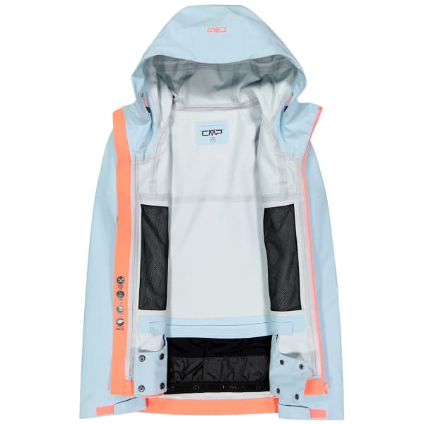 Veste de ski CMP W JKT FIX HOOD CRISTALL BLUE