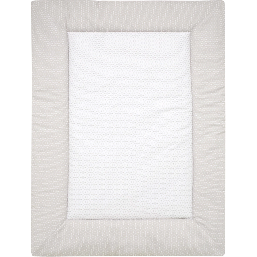 Alvi Krabbeldecke Raute taupe 100 x 135 cm