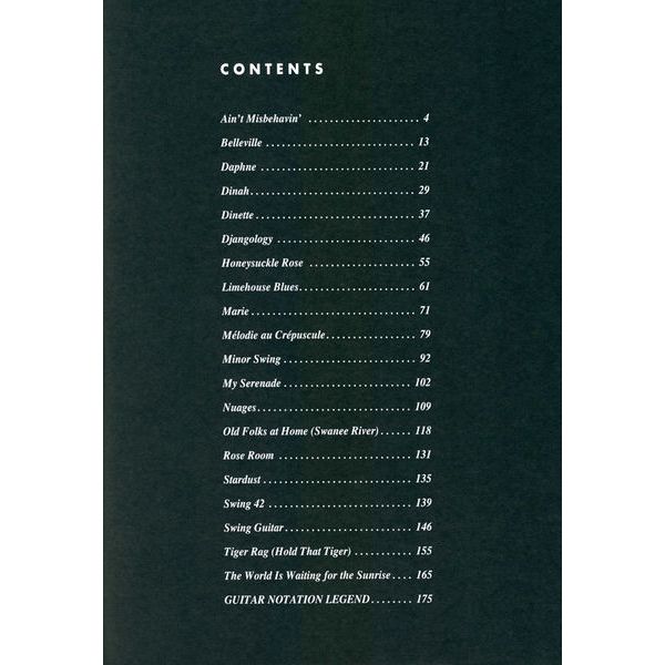 Hal Leonard Django Reinhardt Definitive