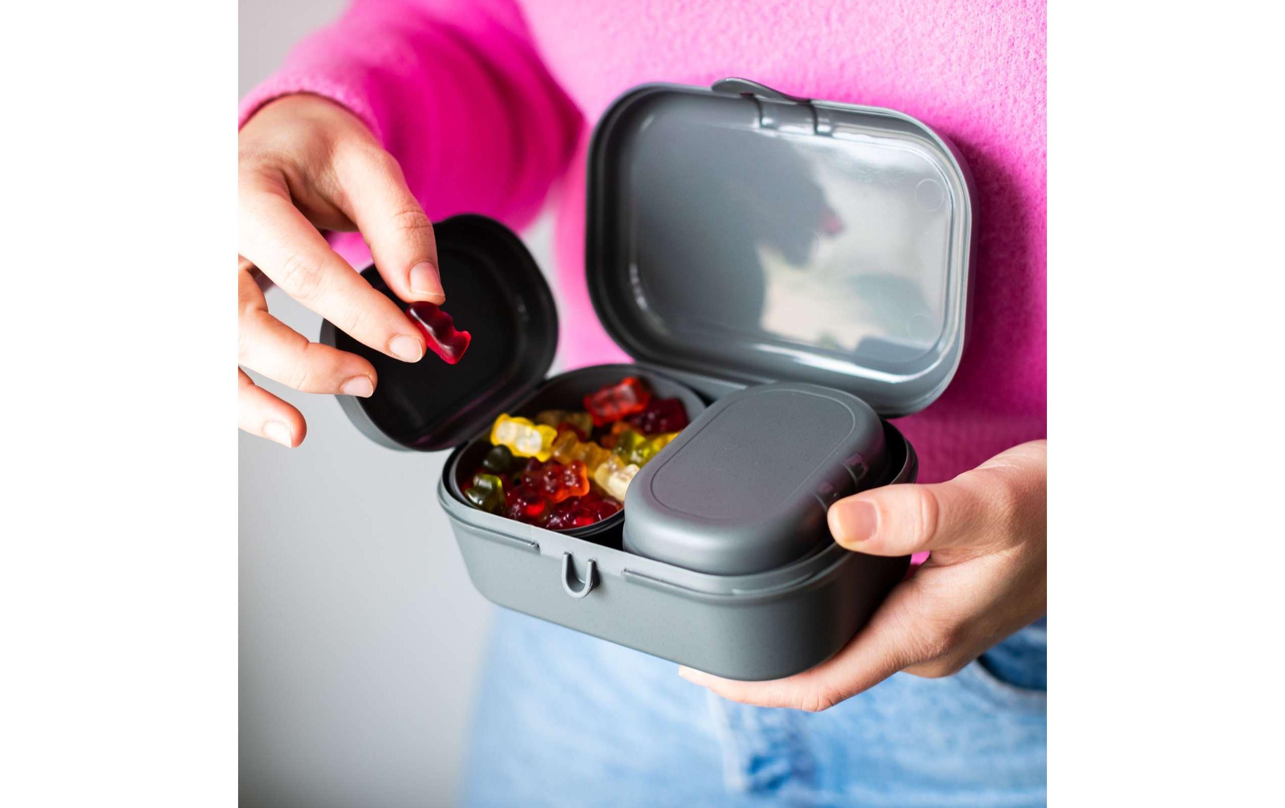 Lunchbox Pascal Ready Mini Schwarz/GrauSchwarze Frühstücksdosen