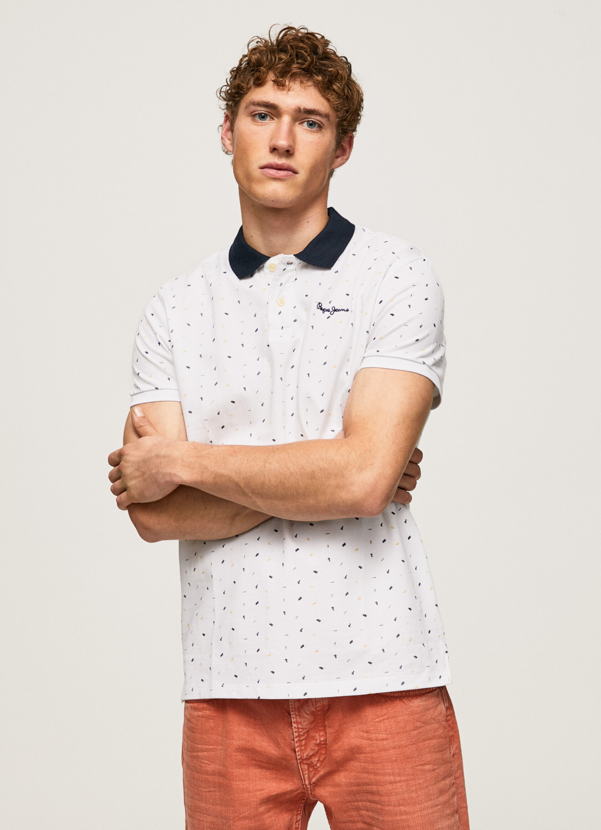 POLO PIQUÉ ESTAMPADO TUDO - branco