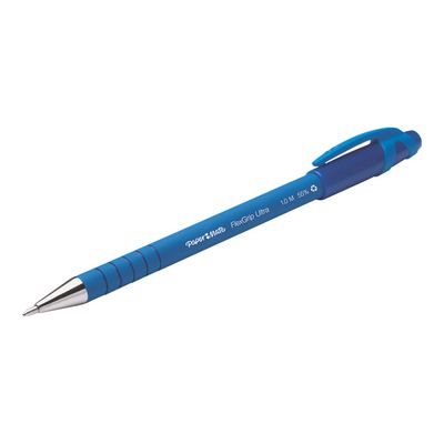 Paper Mate FlexGrip ultra - Stylo à bille - bleu - 1 mm - rétractable