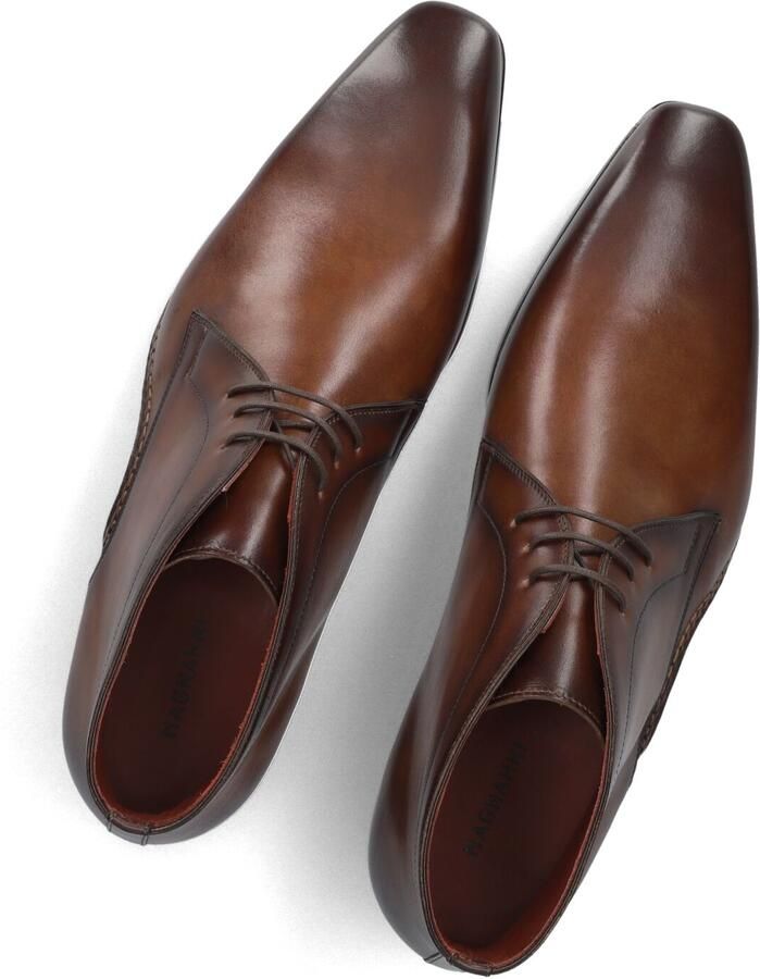MAGNANNI Nette Schoenen Heren 25500 Maat: 44 Materiaal: Leer Kleur: Cognac