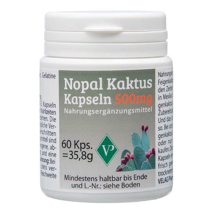 Nopal Kaktus 500 mg Kapseln, 60 St