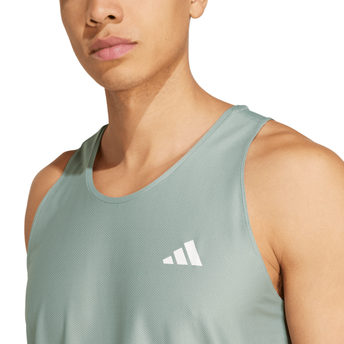 adidas Herre Singletter Own The Run Tank Grøn