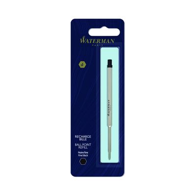 Waterman - Recharge pour stylo à bille - noir - pointe fine