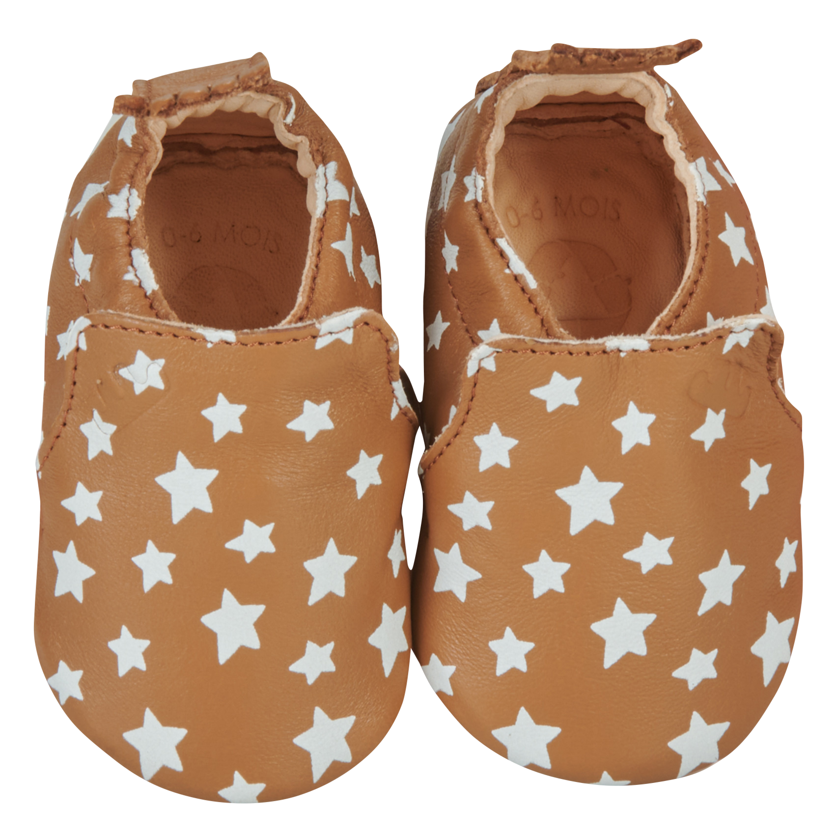 MY BLUMOO - Chaussons en cuir | Marron