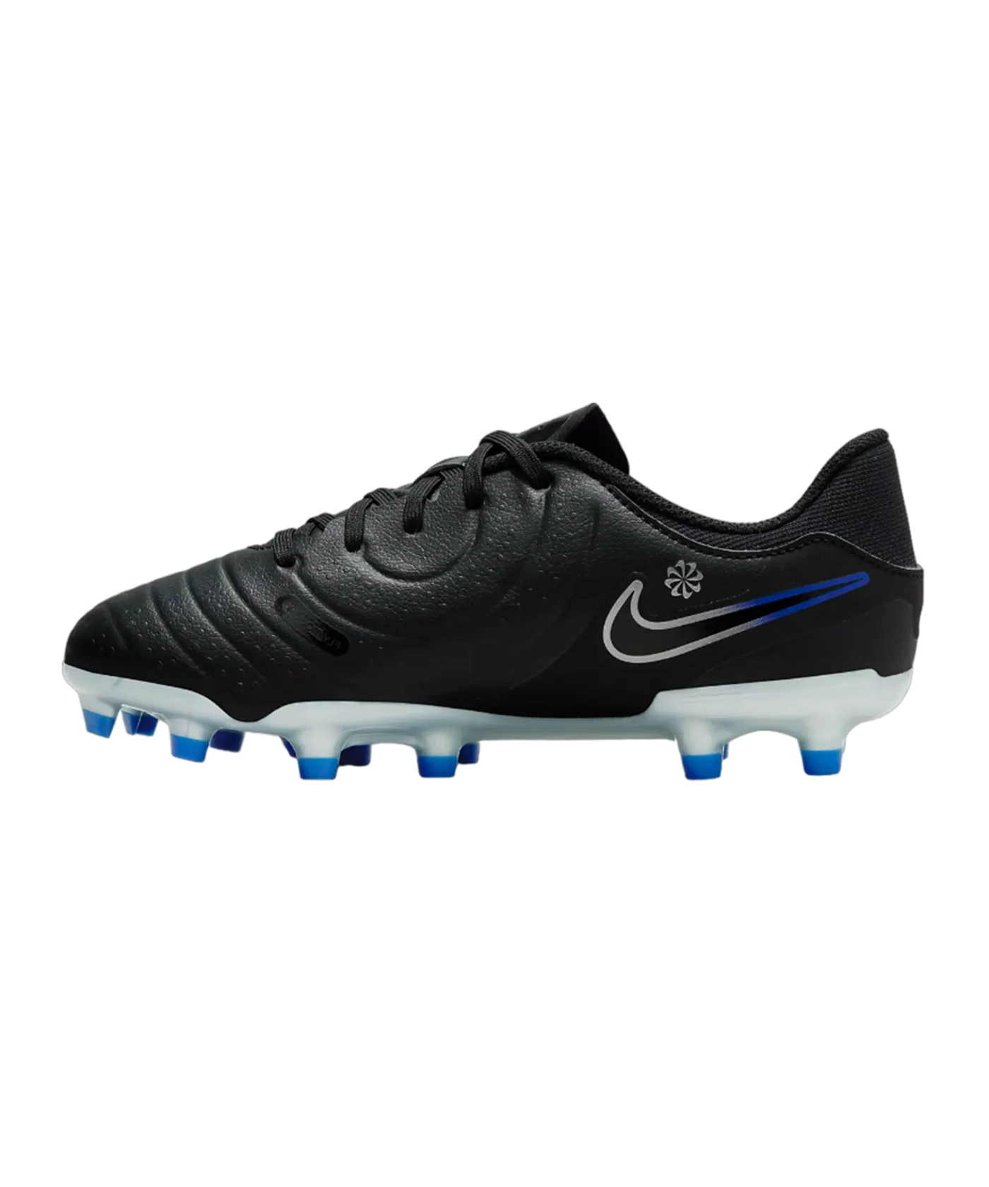 Nike Jr Tiempo Legend X Academy FG/MG Shadow Kids Schwarz Silber Blau F040