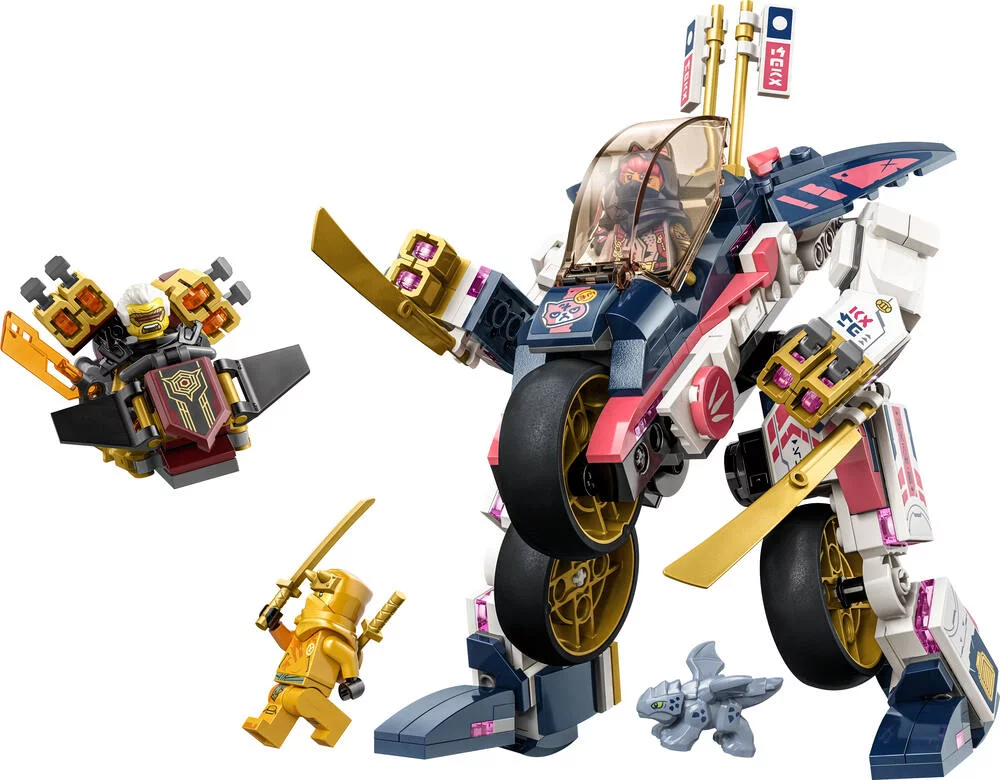 LEGO®NINJAGO® 71792 - LE ROBOT BOLIDE TRANSFORMABLE DE SORA