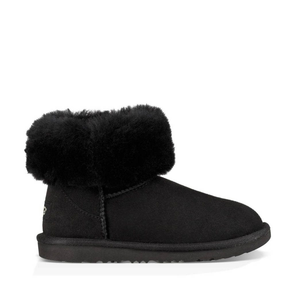 UGG Classic llsuède enkelboots zwart