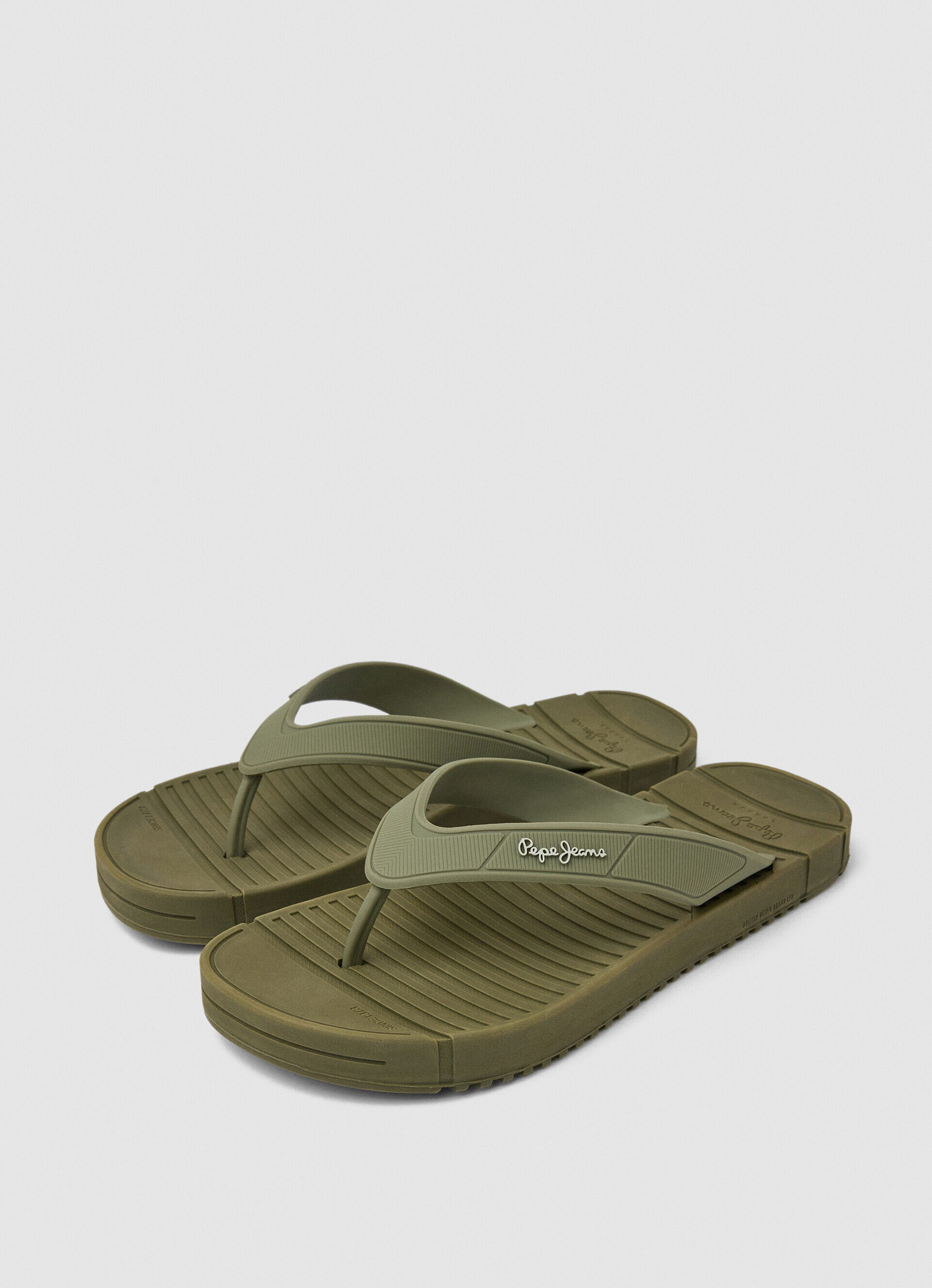 CHANCLAS PLAYA SHORE - army green