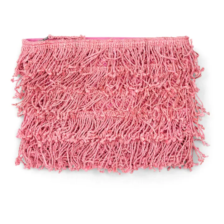 Maison Bengal Pochette Jute Macramé | Rose