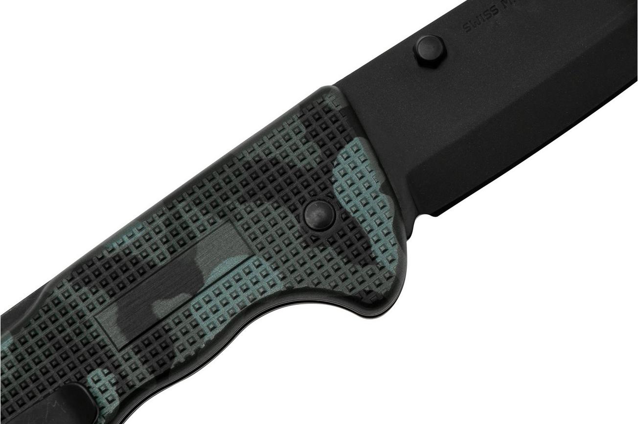 Victorinox Evoke 0.9425.DS222 Navy Camouflage Alox, Clip Point Black Coating, zakmes