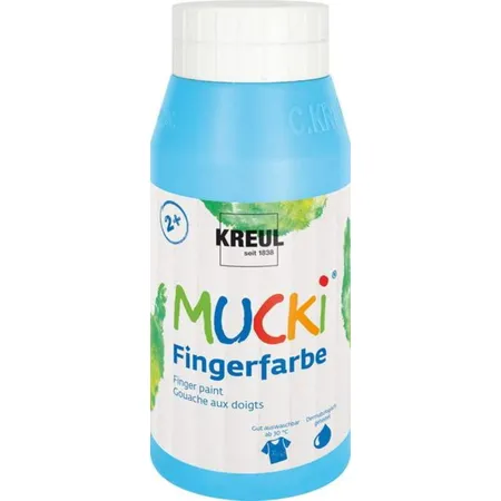 MUCKI Fingerfarbe Hellblau 750 ml