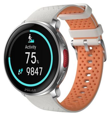 Montre GPS Polar Vantage V3 Blanc Orange