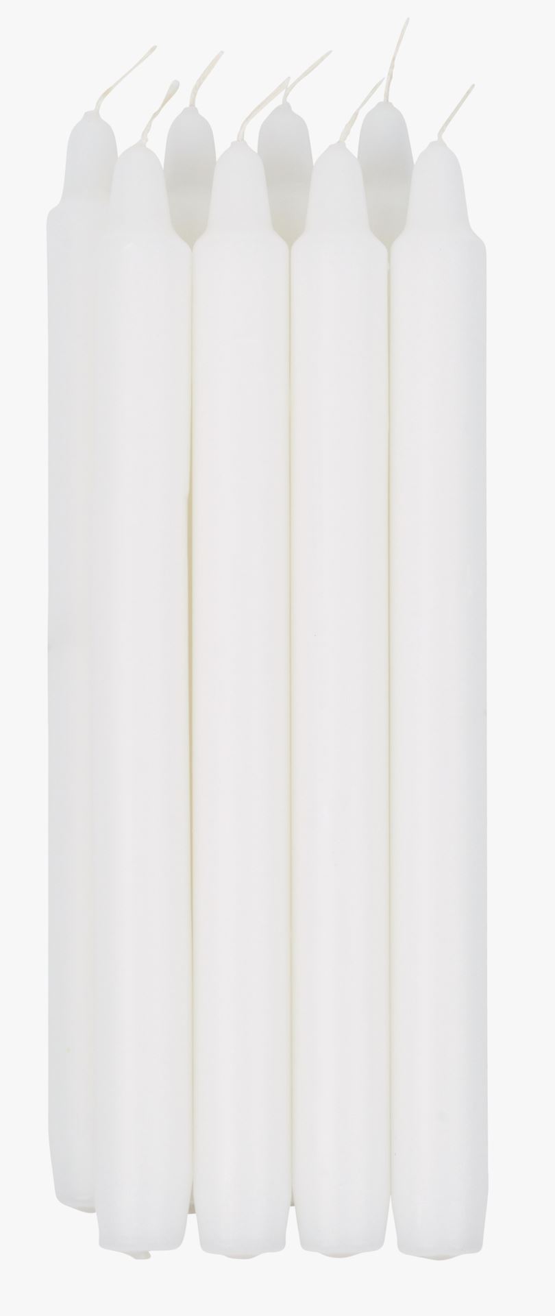 Stakelys hvit - 25 cm