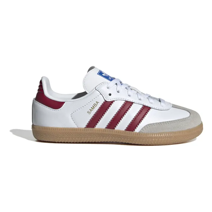 Adidas Baskets Samba Lacets Semelle Gomme | Rouge
