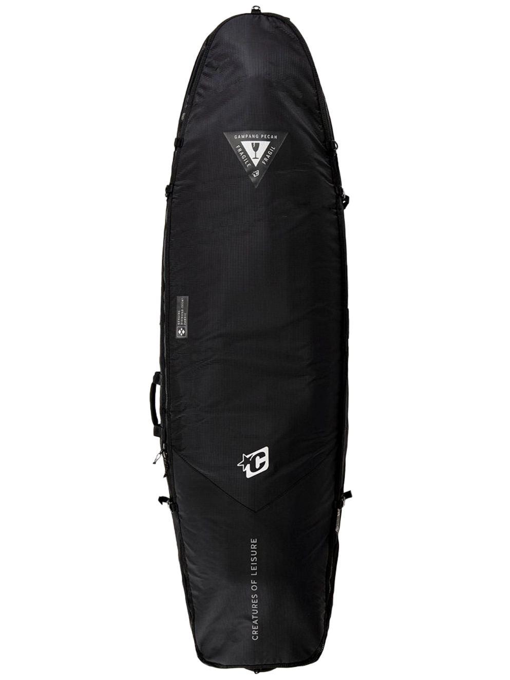 Creatures of Leisure All Rounder DT2.0 6'7 Surfboard Bag black/silver