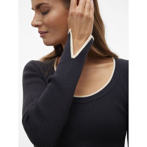 Vero Moda Joan Striktrøje, Black, L