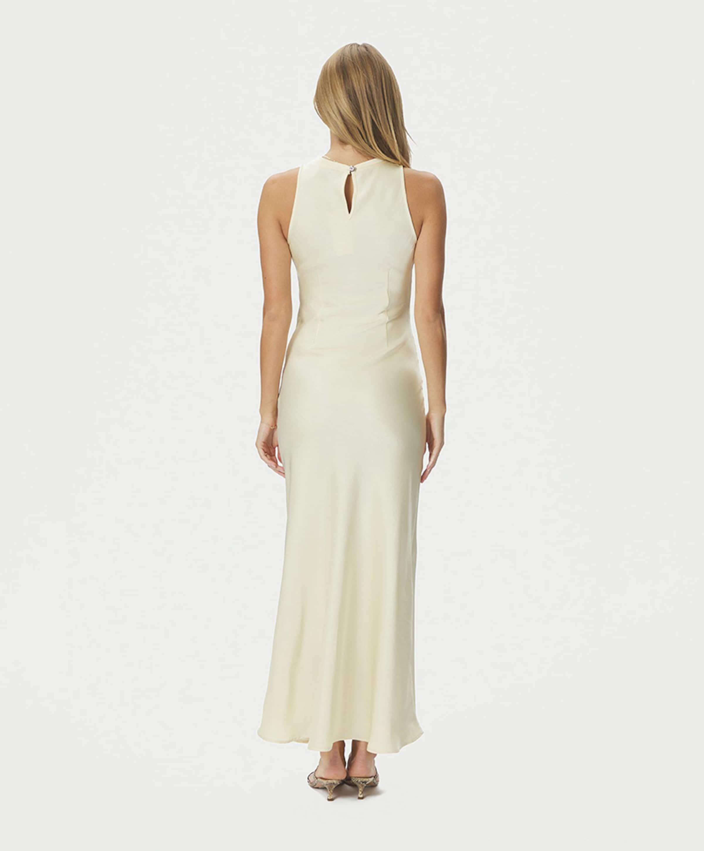 Neo Noir Dames jurk geel