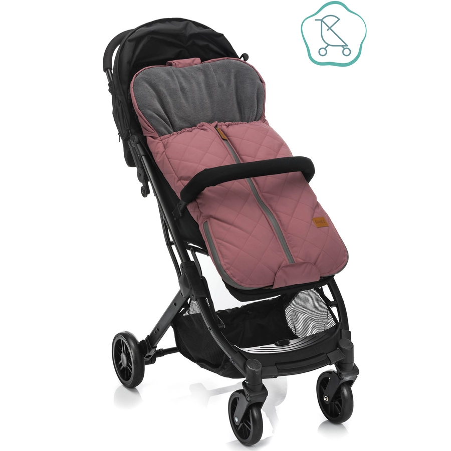 fillikid Winterfußsack Nevado für Babyschale Altrosa