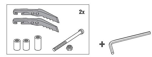 PETZL - KIT POINTES AVT ET VISSERIE LYNX
