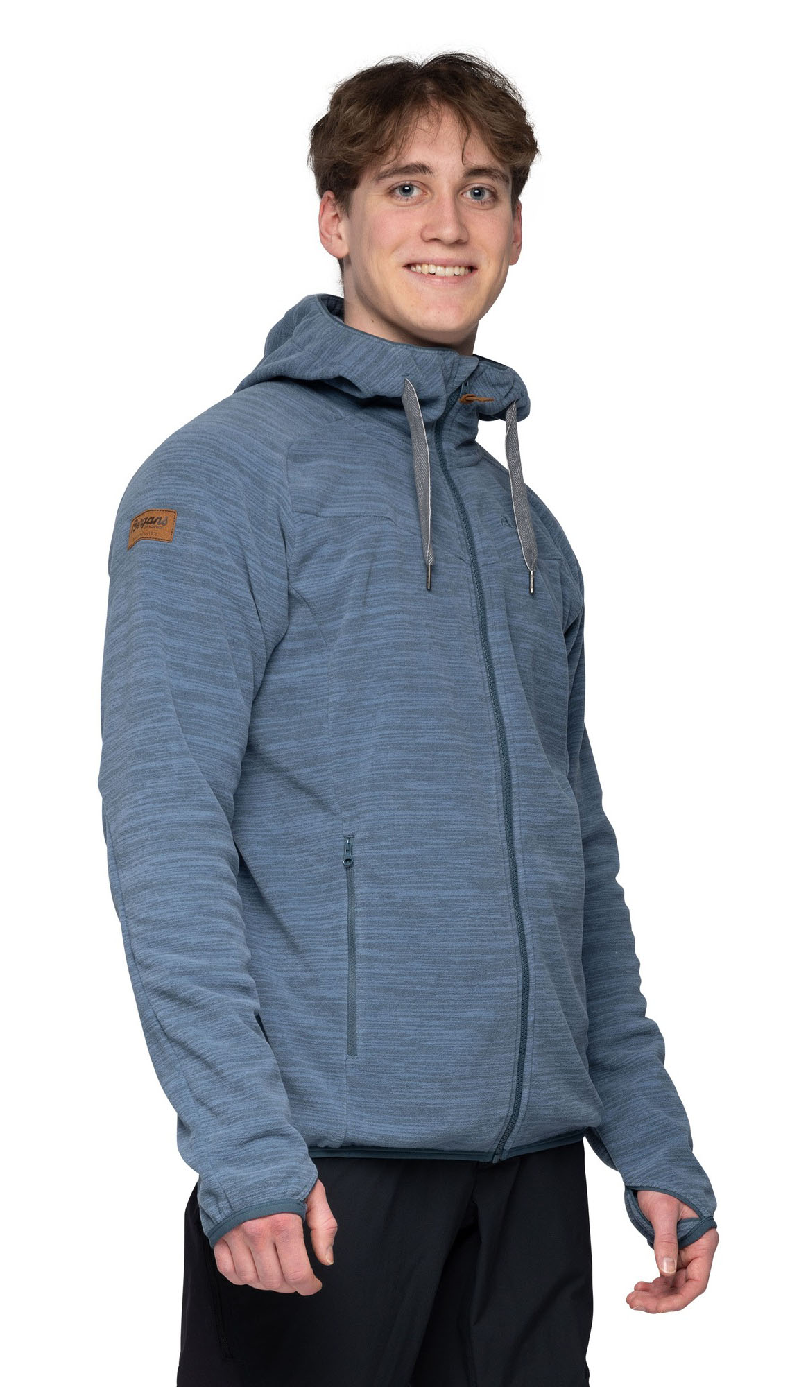 Hareid Fleece Jacket Herre Orion Blue